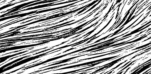 Obraz premium Vector brush sroke texture. Distressed uneven grunge background. Abstract distressed vector illustration. Overlay over any design to create interesting effect and depth. Black isolated on white. EPS10