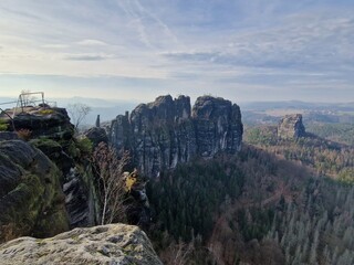 sunset in the mountains