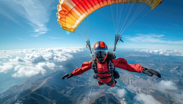 Skydiving photo. Tandem..Skydiving photo. Tandem..