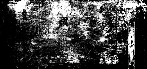 Scratched Grunge Urban Background Texture Vector. Dust Overlay Distress Grainy Grungy Effect. Distressed Backdrop Vector Illustration. Isolated Black on White Background. EPS 10.