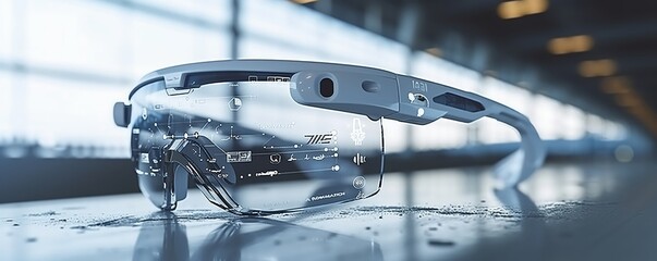 glasses with technology i created by ai