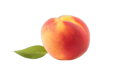 Fototapeta na wymiar closeup 2 fresh Peach png / transparent