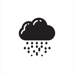 Cloud weather silhouettes ,Clouds isolated on white Background.