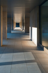 perspective  et architecture, le couloir