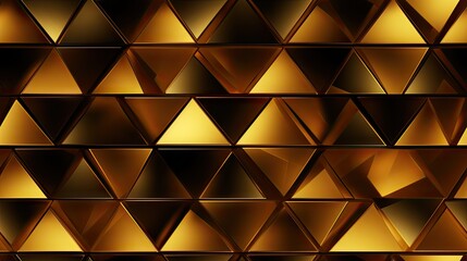 Fototapeta na wymiar exquisite seamless pattern featuring a 3D effect, bulging gold on a black background