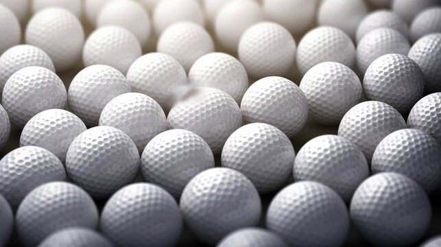 Background with golf balls in Ash color.