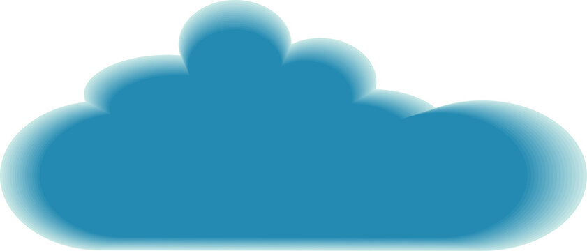 cloud shapes,  cloud icons for cloud computing for web and app. on transparent, png. Weather icons.
