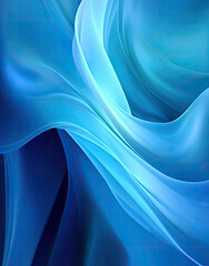 Close Up of Blue Background With Waves