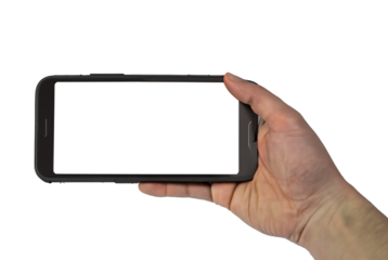 Un smartphone en una mano