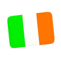 3D Flag Ireland