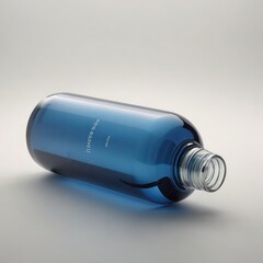 blue glass bottle
