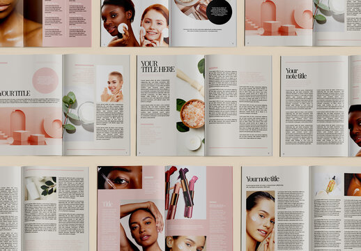 Beauty Magazine Layout