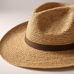 straw hat isolated on white
