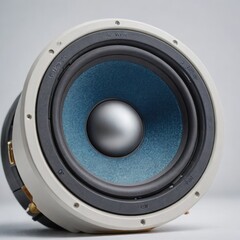 audio speaker isolated on white

