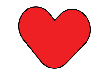 Heart icons. Love symbol vector illustration. Valentine's day and love design elements. Vector illustration. Eps file 345.