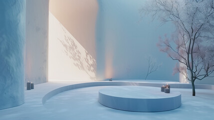 Tranquil Minimalism: Nature and Light in Harmony