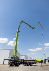 Auto concrete pump truck, advanced technology remote control