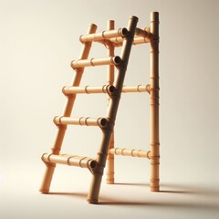 wooden ladder of success
