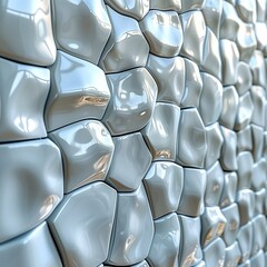 white pattern background 3D with bright light