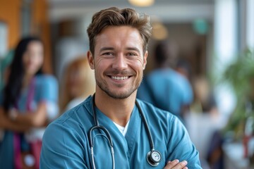 Fototapeta premium National Doctors' Day honors and acknowledges physicians' contributions to communities