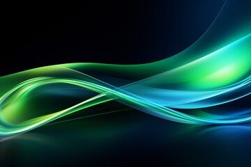 Obraz premium Surrealism background with multicolor and white curve line neon effect