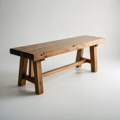 wooden table and chair
