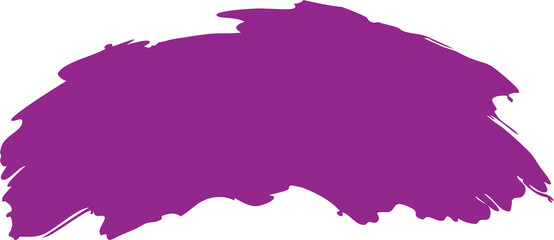 Red brush stroke on transparent background. Paint Stroke. Grunge Hand Painted purple, orange, cherry red, Brush Stroke