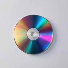 cd disc on a  white background
