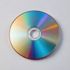 cd disc on a  white background

