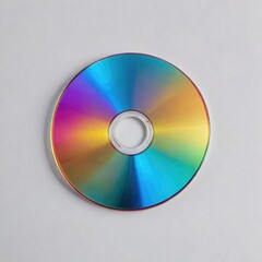 cd disc on a  white background
