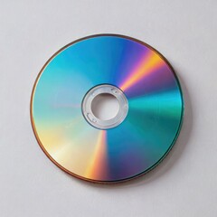 cd disc on a  white background
