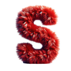 Isolated 3D Letter on a Clear PNG Canvas Generative AI