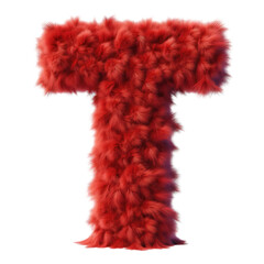 Fototapeta premium Isolated 3D Letter on a Clear PNG Canvas Generative AI