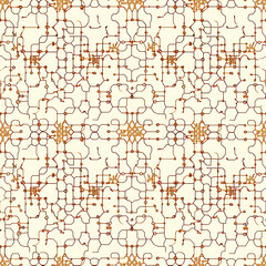 Fototapeta premium Seamless Pattern inspired by a Circuit Board
