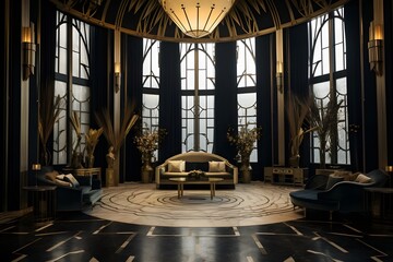 Art Deco Opulence: Gatsby-Inspired Glamour Suite