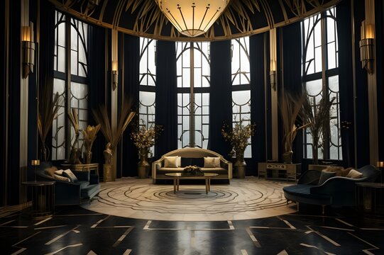 Art Deco Opulence: Gatsby-Inspired Glamour Suite