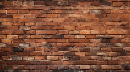 Naklejka premium The background of the brick wall is in Brown color.