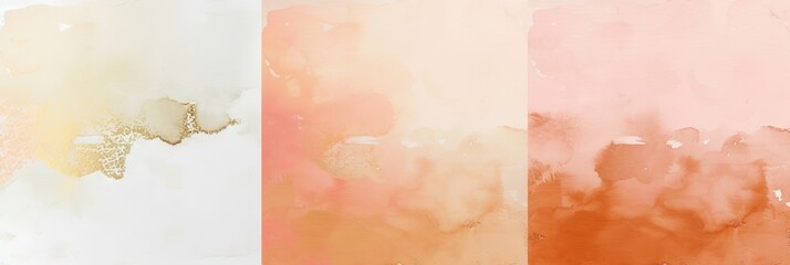 Obraz premium Abstract wallpaper of a pink and orange and peach fuzz pantone gradient. Mesmerizing masterpiece capturing the vibrant hues of a peach and orange sunset, evoking feelings of warmth and creativity