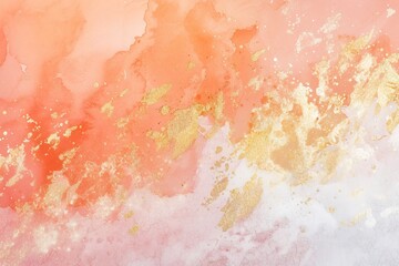 Fototapeta premium Abstract wallpaper of a pink and orange and peach fuzz pantone gradient. Mesmerizing masterpiece capturing the vibrant hues of a peach and orange sunset, evoking feelings of warmth and creativity