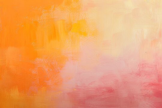 Abstract wallpaper of a pink and orange and peach fuzz pantone gradient. Mesmerizing masterpiece capturing the vibrant hues of a peach and orange sunset, evoking feelings of warmth and creativity