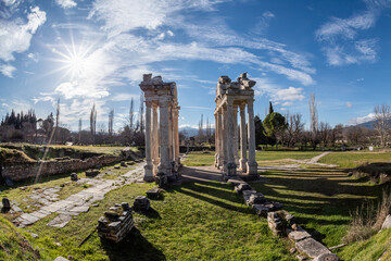 The Ancient City of Aphrodisias is located in the Aydın province of Turkey and was included in the...
