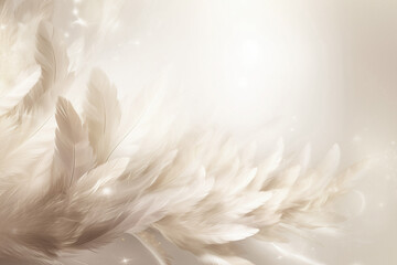 White feather texture background,free space for add text. - 738311900