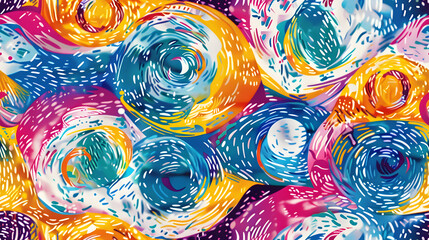 Seamless colorfull background pattern tile