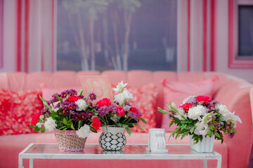 Beautiful romantic elegant wedding decor
