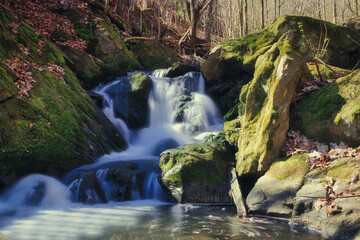 Wasserfall - Erzgebirge - Sachsen - Waterfall - Beautiful - Green - Cascade - Wallpaper -...