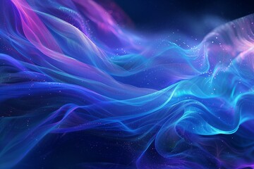 abstract background with electric blue smoke