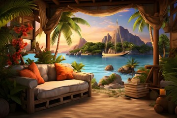 Tropical Paradise Exotic Island Escape in Your.