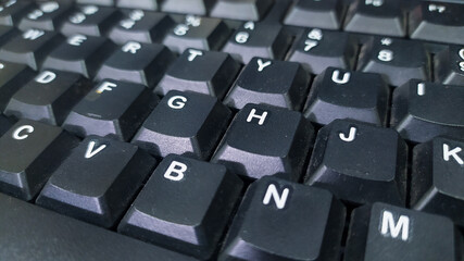 keyboard close up shot