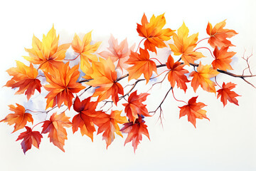 
Autumn Leaves Watercolor Painting.

A delicate watercolor painting of autumn leaves, perfect for seasonal decor and nature-inspired designs.
