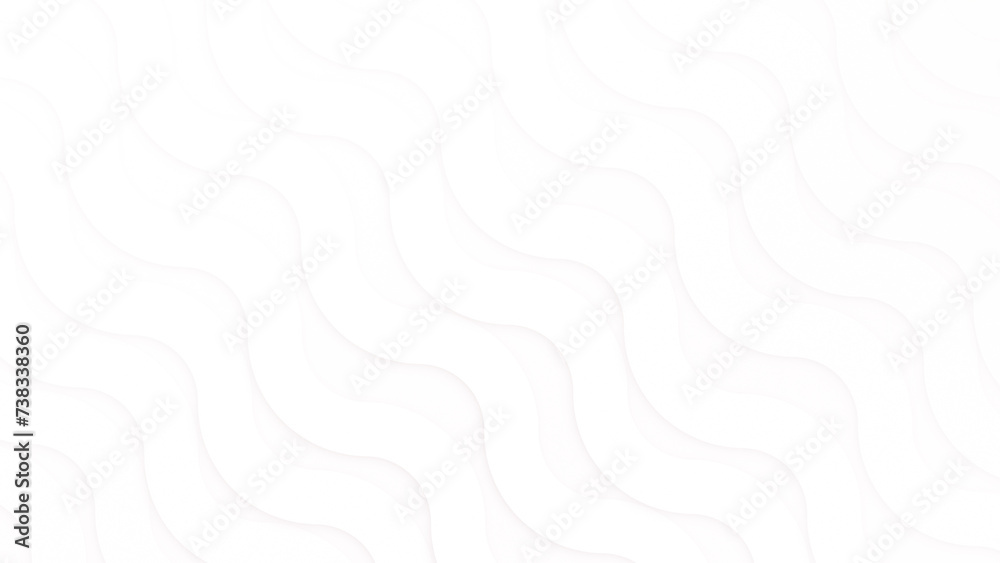 Poster abstract background with curvy or waving white lines with shadows on white. abstract high resolution